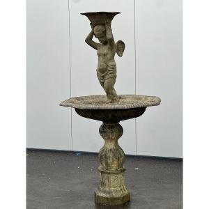 Ancienne Fontaine En Fonte, Fin XIX