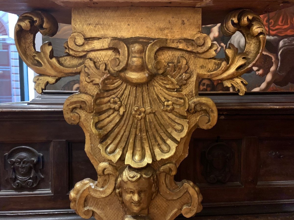 Une Console Baroque Toscane, Début XVIII Siècle -photo-3