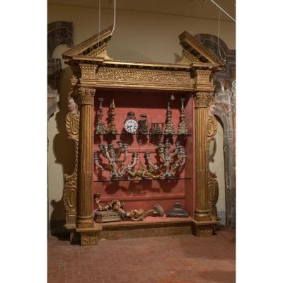 Large Architectural Frame.  Late XVI Century. Italy