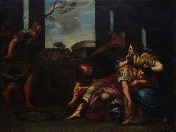 Delilah And Samson, Oil On Canvas, 17th Century-photo-4