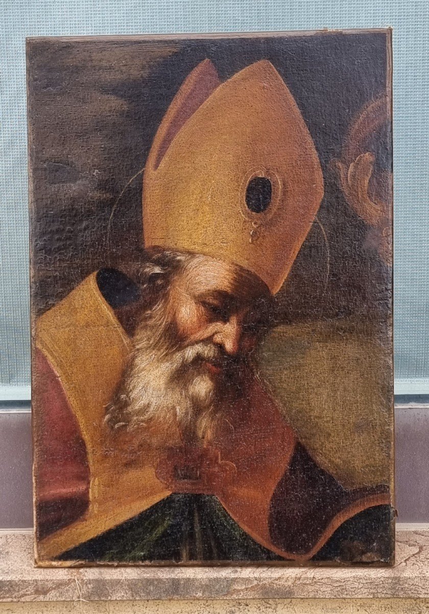Fragment Representative A Saint, 17th Century