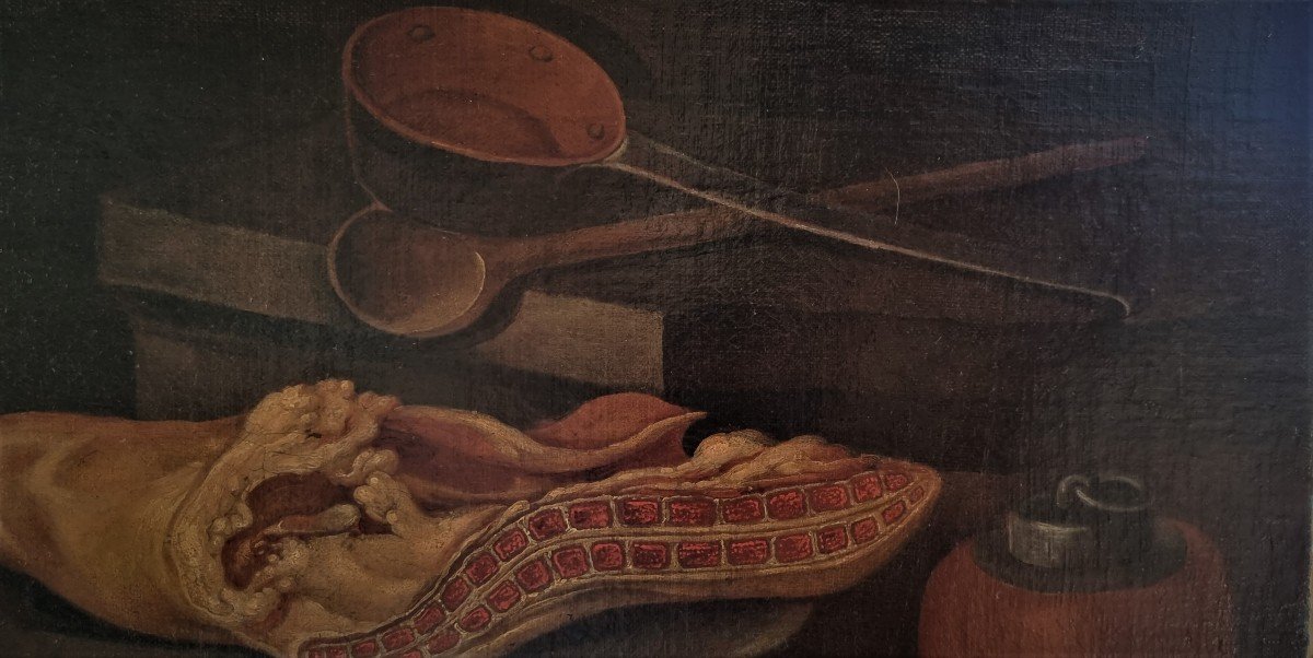 Still Life, Oil On Canvas, 18th Century-photo-1