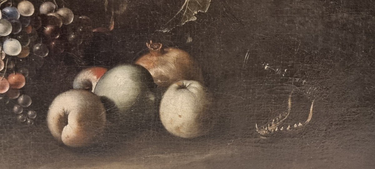 Still Life, Oil On Canvas, 18th Century-photo-2