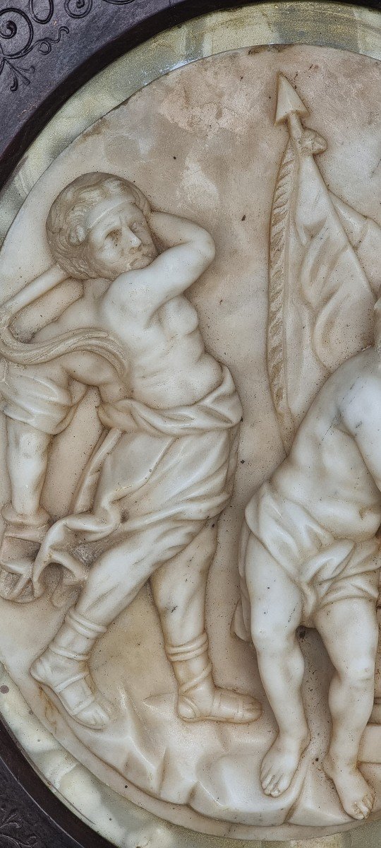 Marble Bas-relief, 18th Century-photo-3