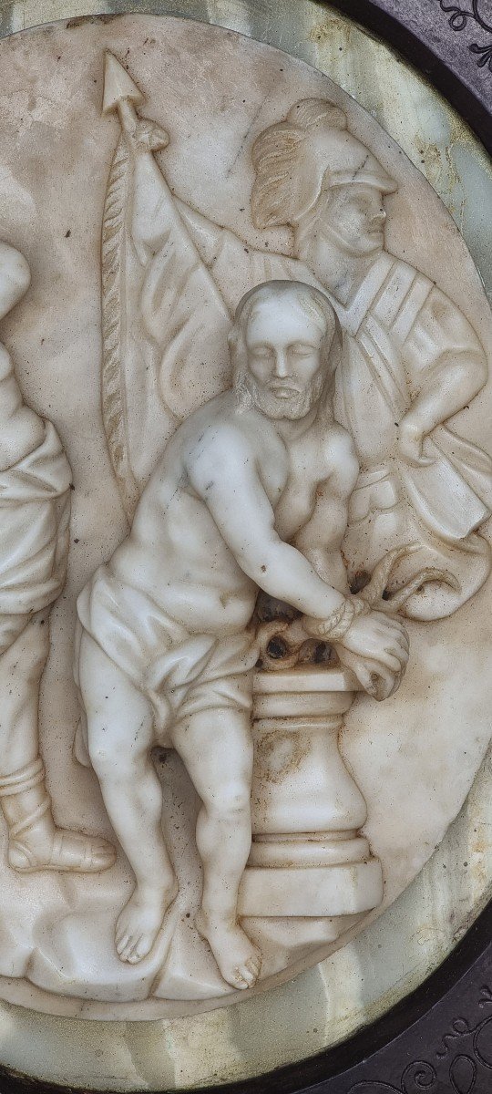 Marble Bas-relief, 18th Century-photo-4