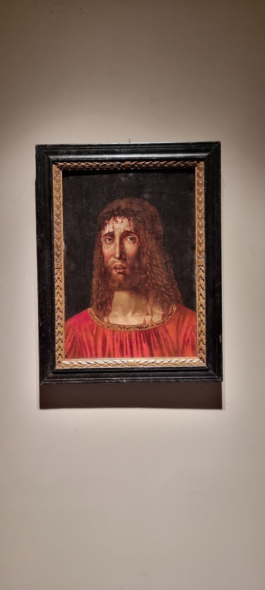 Ecce Homo, Huile Sur Panneau De Noyer, XVIe Siècle