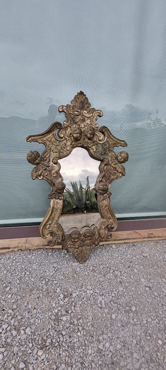 18th Century Mirror, Silver Laminate