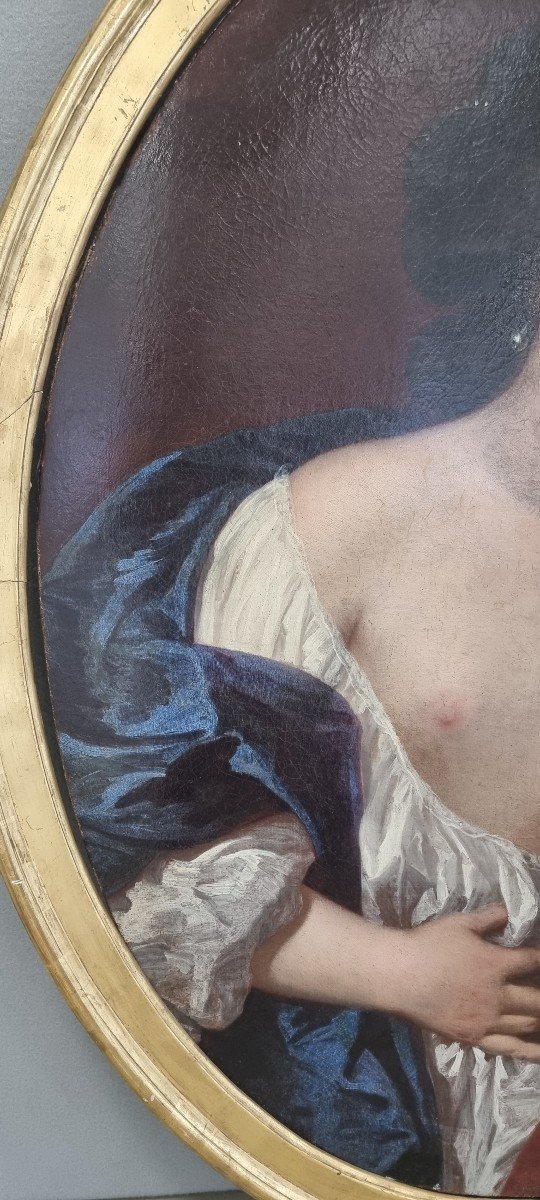 Nude Woman, Oil On Canvas, 17th Century-photo-1