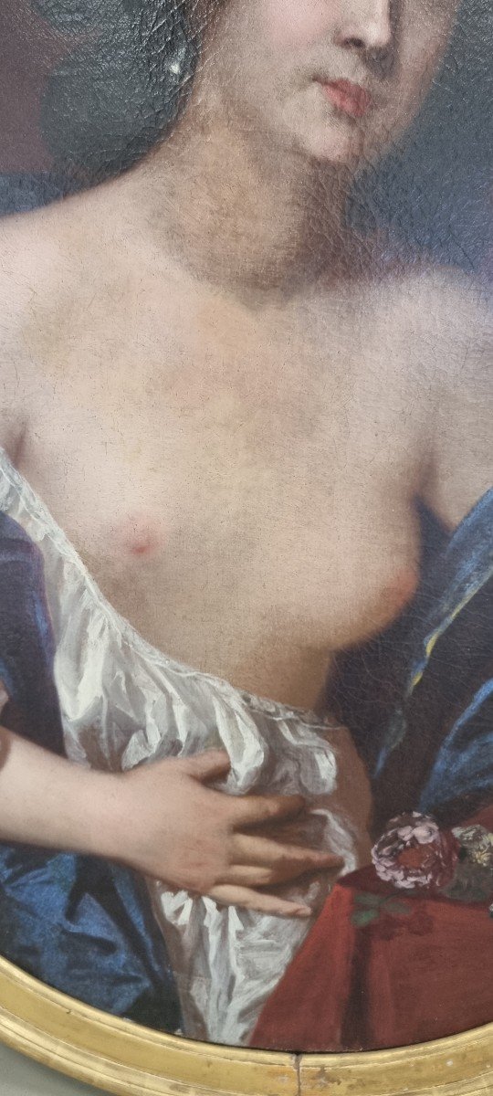 Nude Woman, Oil On Canvas, 17th Century-photo-2