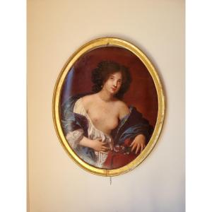 Nu De Femme, Huile Sur Toile, XVIIe Siècle