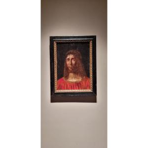 Ecce Homo, Oil On Walnut Panel, 16th Century