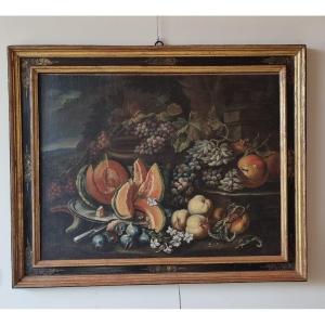 Nature Morte, Huile Sur Toile, XVIIe Siècle