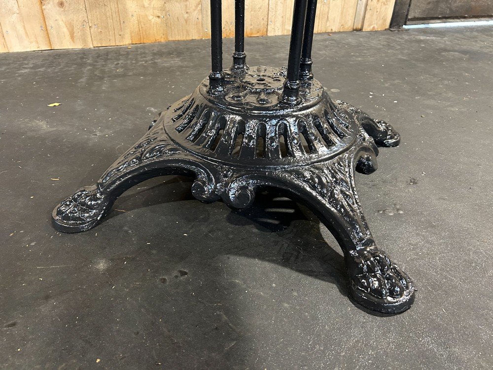 Garden Table With Cast Iron Base, 1900s-photo-2