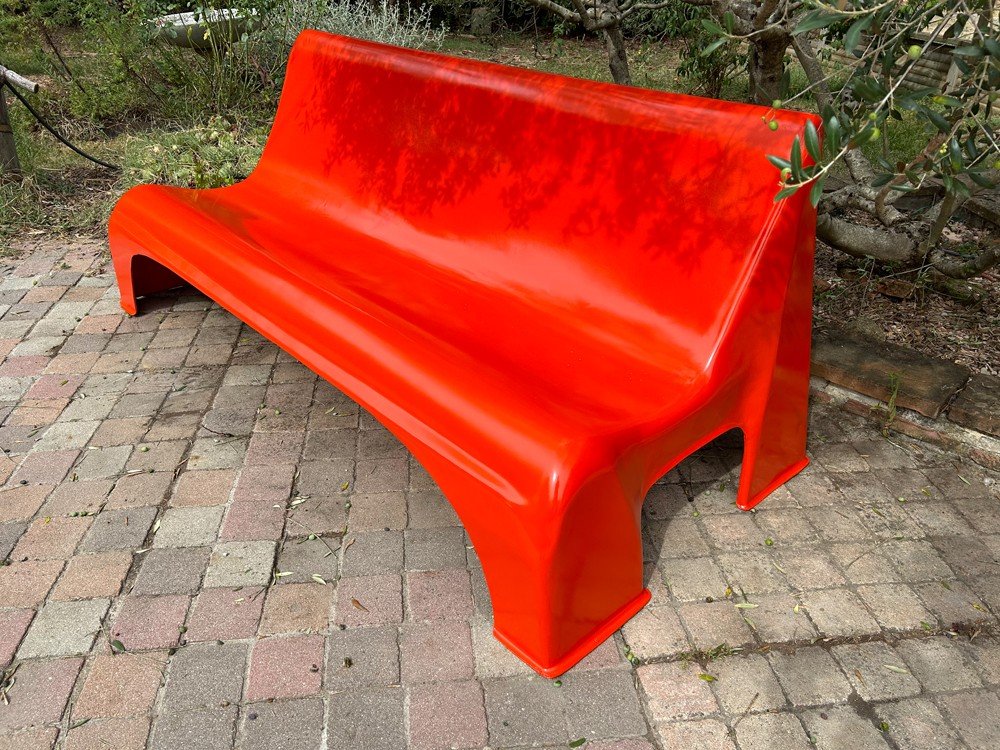 Fiberglass Bench 1970-photo-2