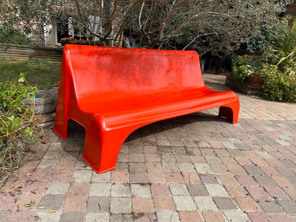 Fiberglass Bench 1970-photo-4