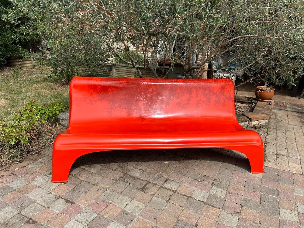 Fiberglass Bench 1970