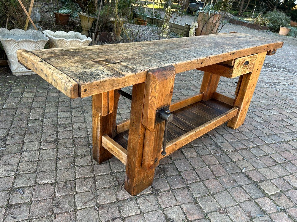 Old Carpentry Workbench 1900-photo-2