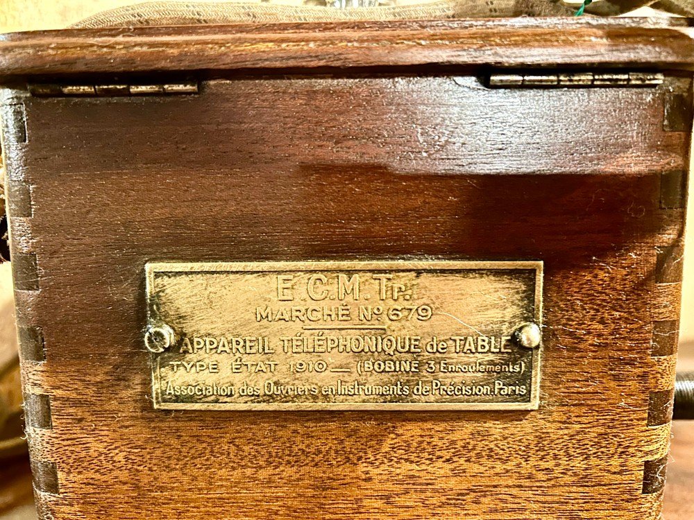 Wooden Telephone Model 1910 -photo-3