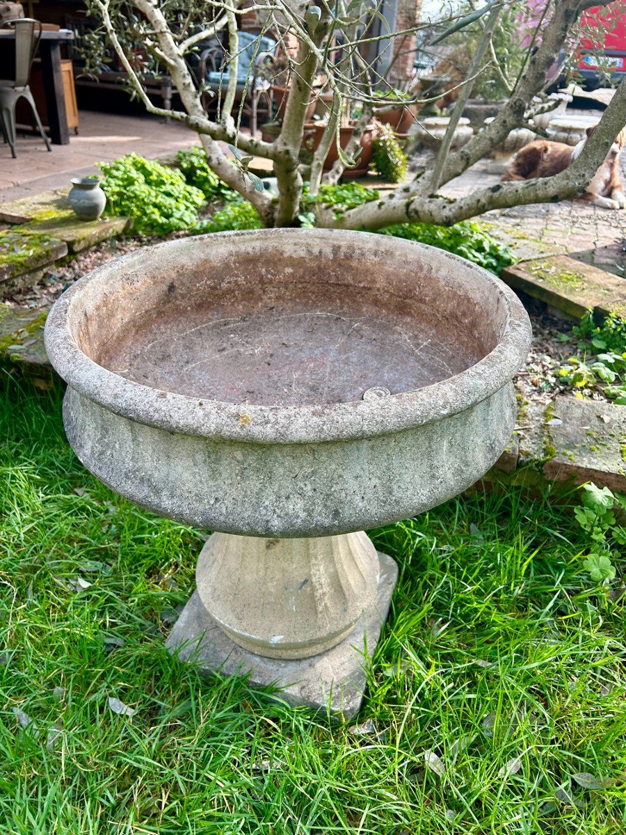 "grandon Fres" Cast Concrete Planter/basin-photo-4