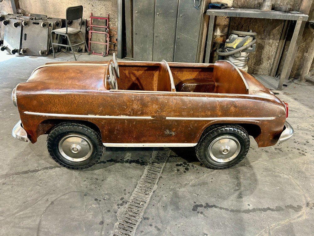 Voiture De Manège Métal 1950/60-photo-4