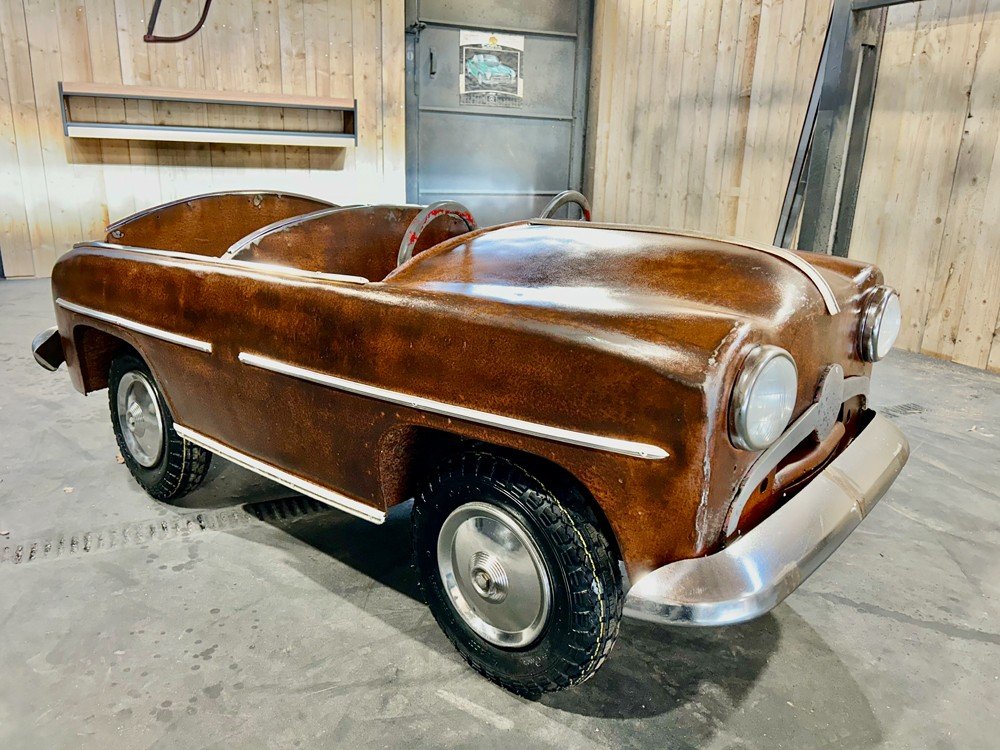 Voiture De Manège Métal 1950/60-photo-4