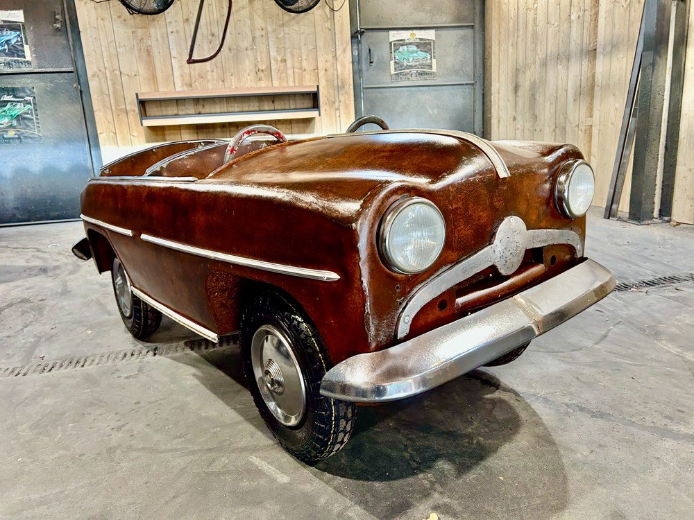 Voiture De Manège Métal 1950/60-photo-6