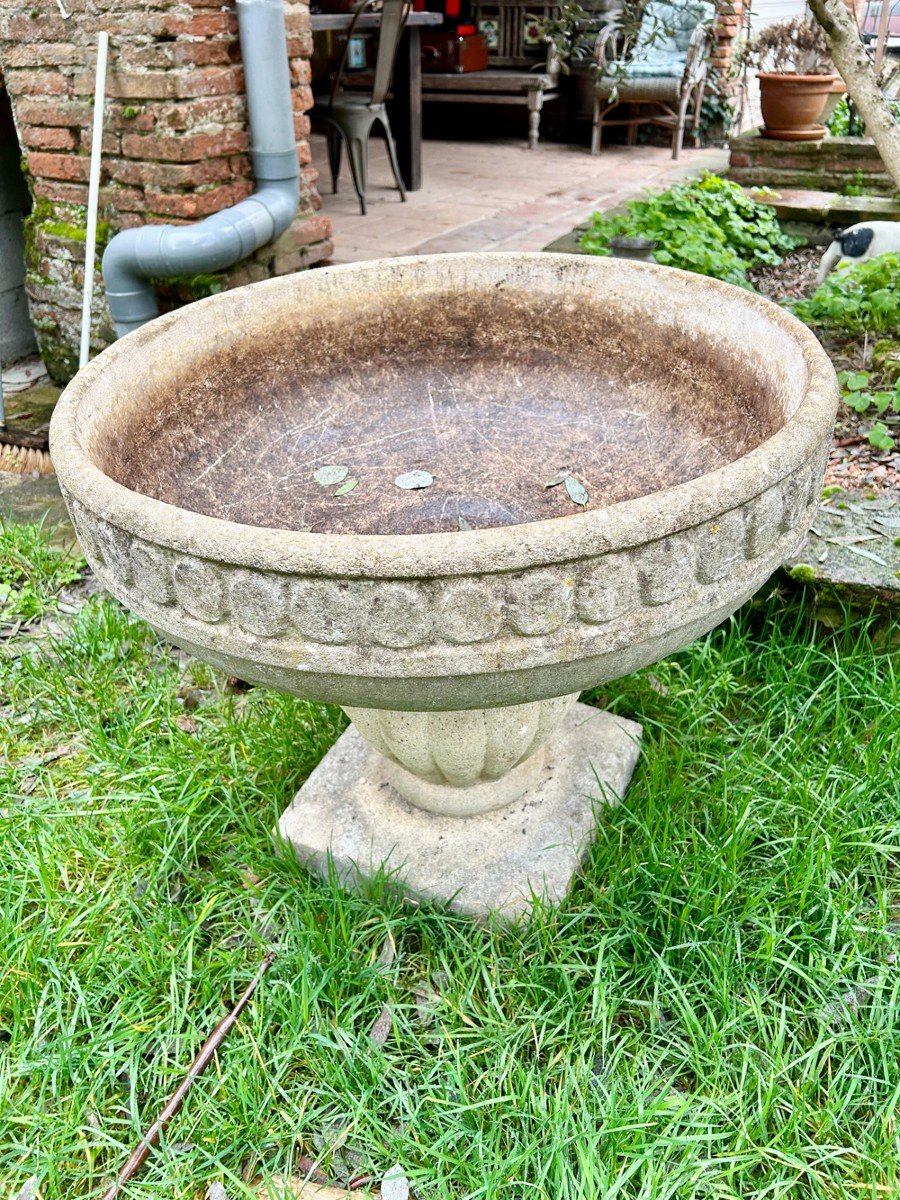 Large Reconstituted Stone Planter-photo-3