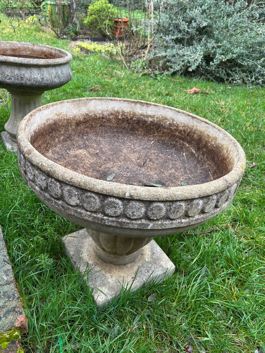 Large Reconstituted Stone Planter-photo-4