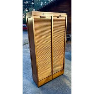 Double Curtain Filing Cabinet 1940/50 