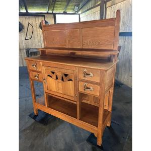 Art Nouveau Oak Serving Trolley 1900/1920 