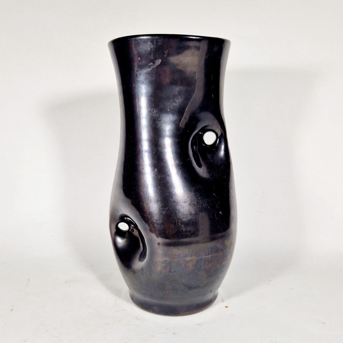 Accolay Black Ceramic Vase-photo-1