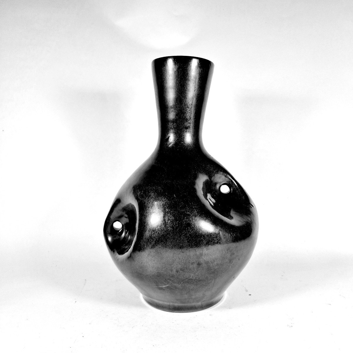 Accolay Black Ceramic Vase 