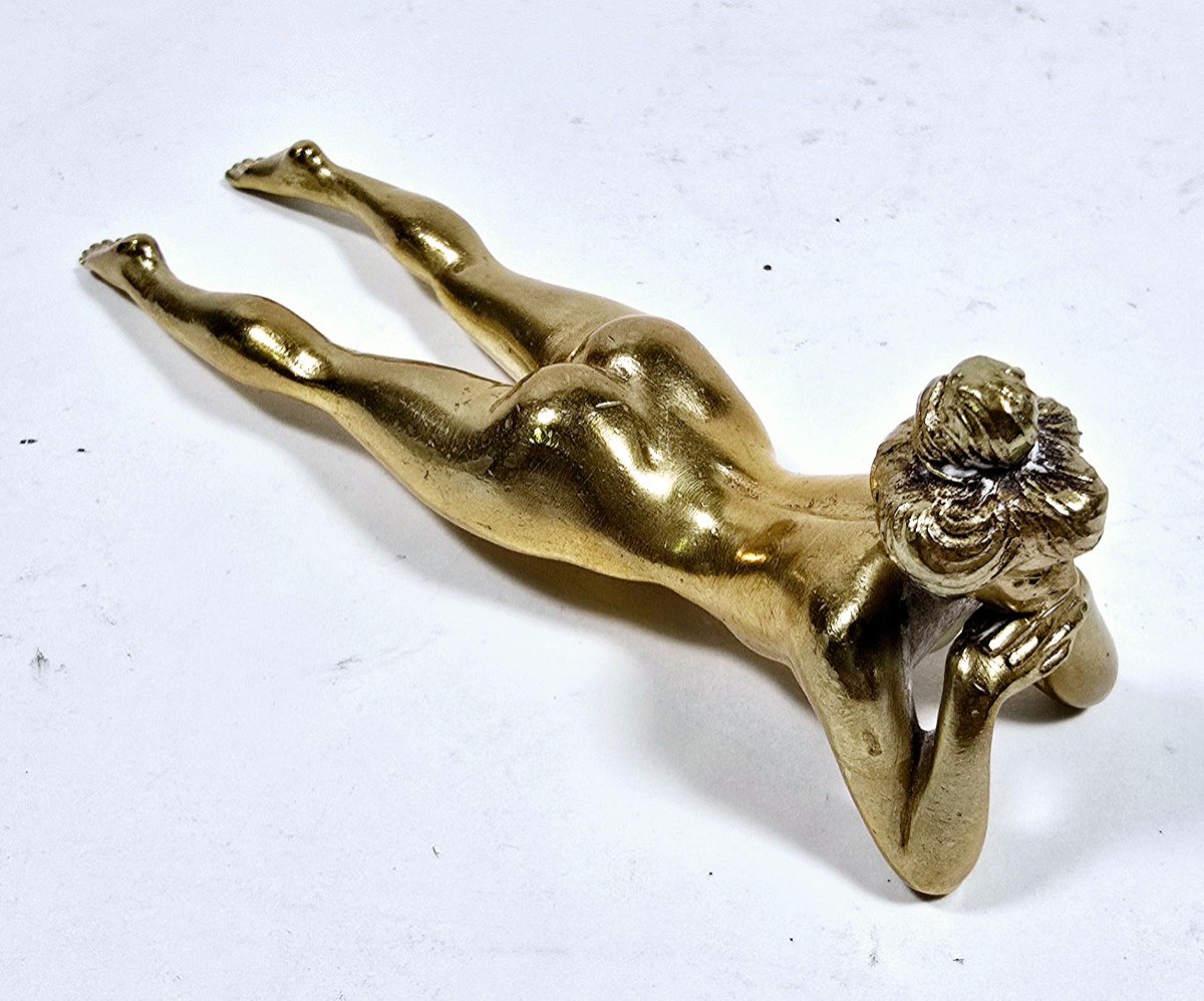 Bronze Paperweight, Female Nude No. 2-photo-1