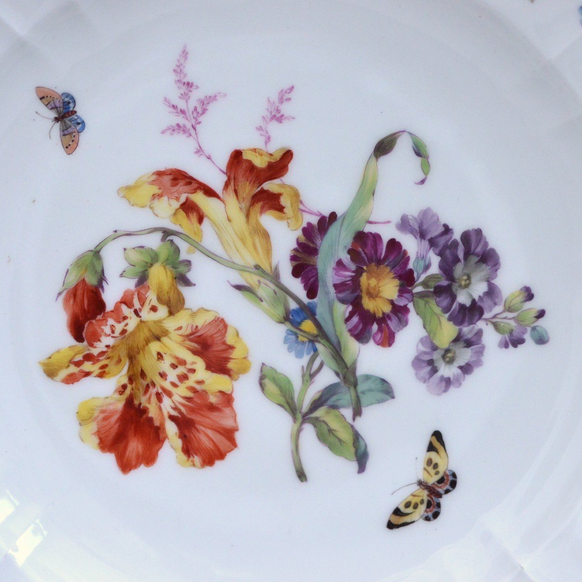 Assiette En Porcelaine De Berlin KPM De Service Bresslauer Stadtschlosses Circa 1900-photo-1