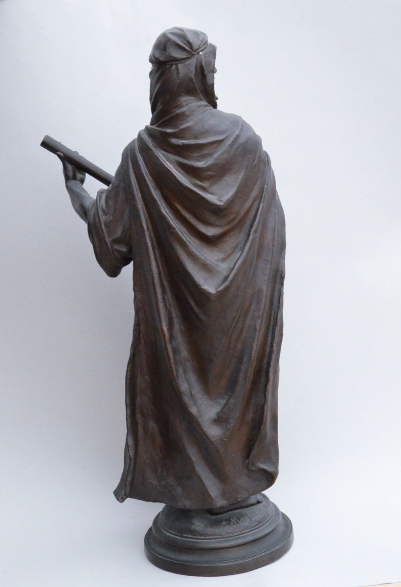 Alois Mayer (1855–1939) Sculpture Oriental Musician  1914-photo-3