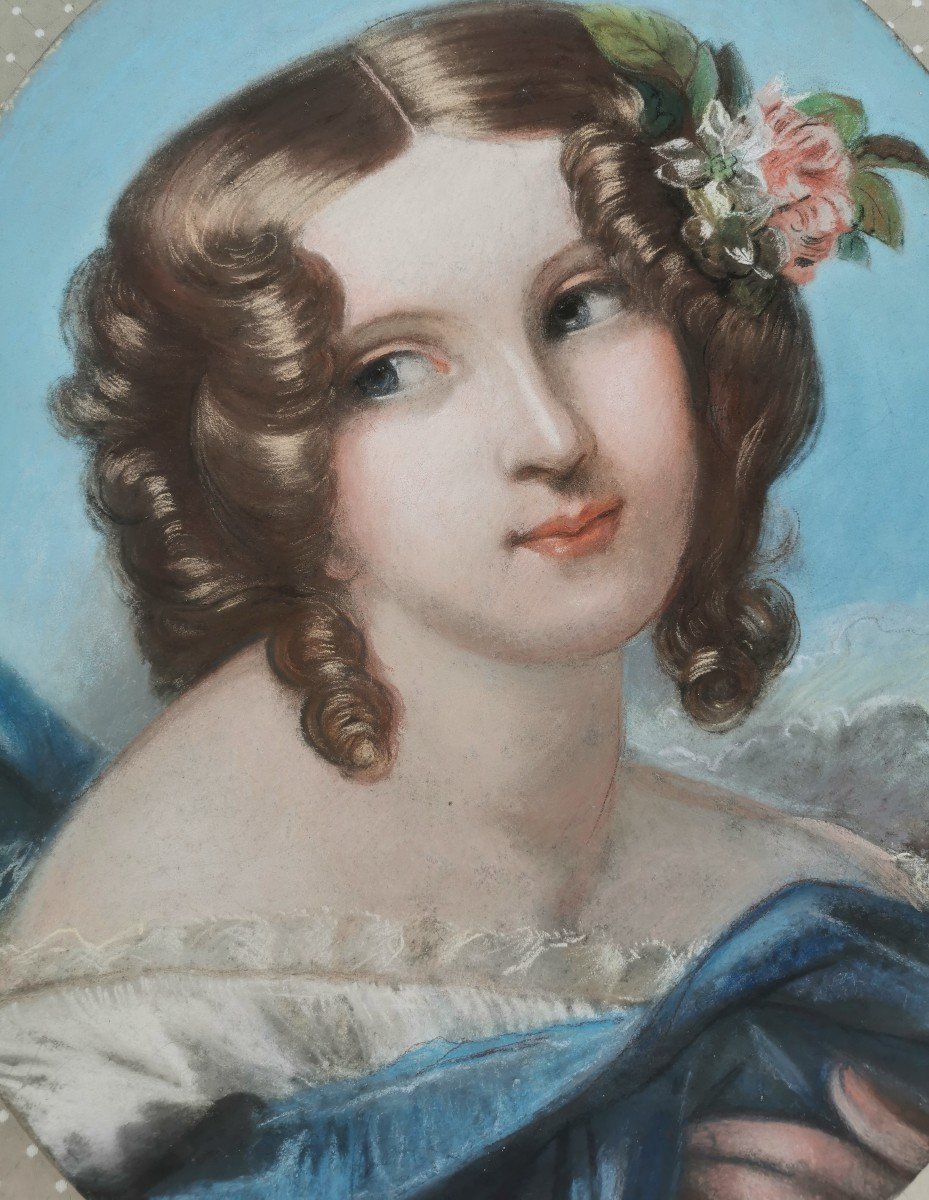 Portrait Of Young Woman Napoleon III-photo-4