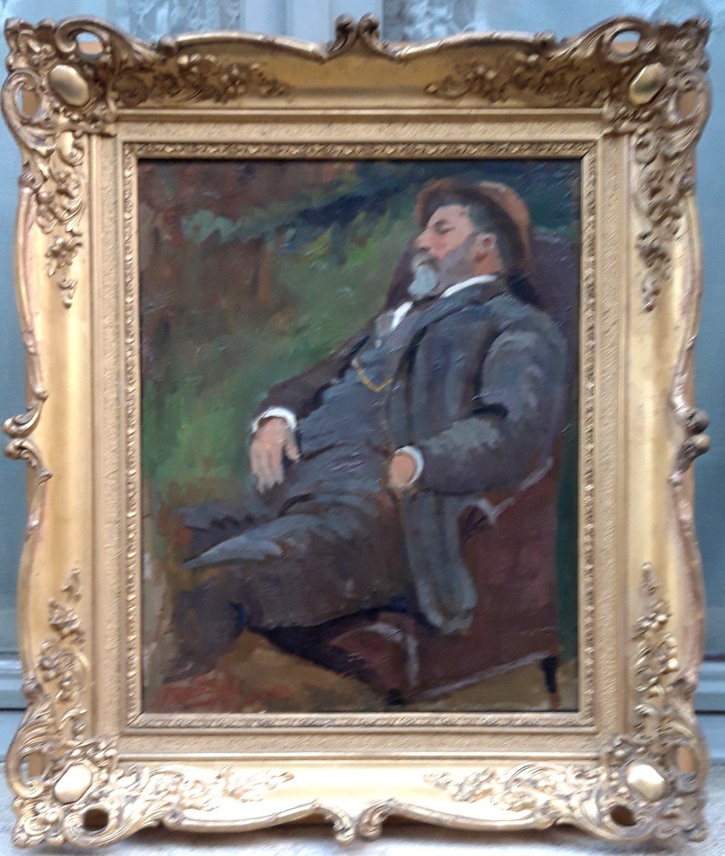 Impressionist Portrait Signature To Decipher 