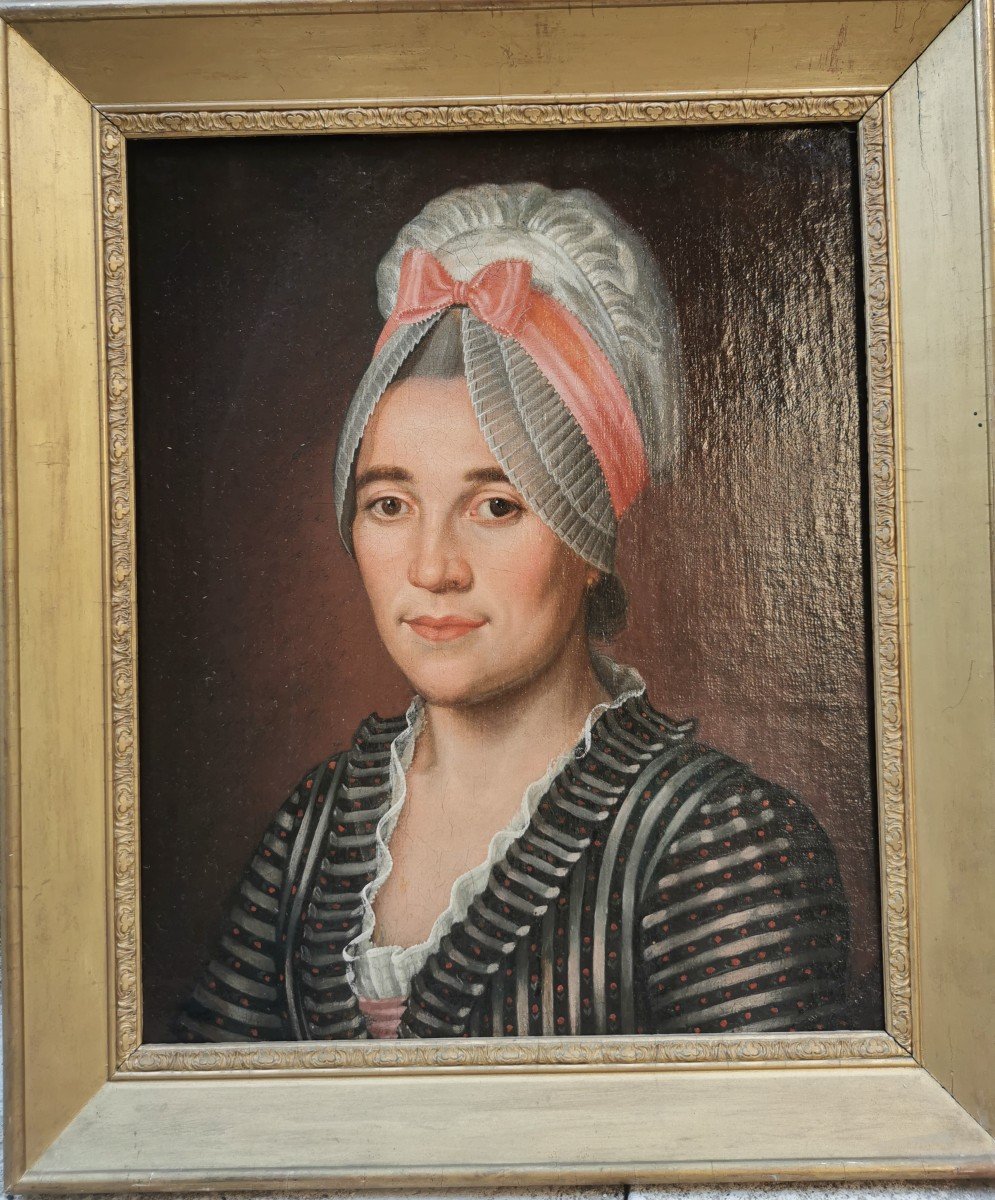 Portrait Of Woman Late XVIII