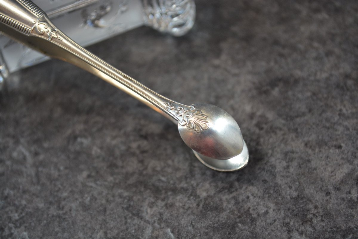 Sugar Tongs In Sterling Silver-photo-3