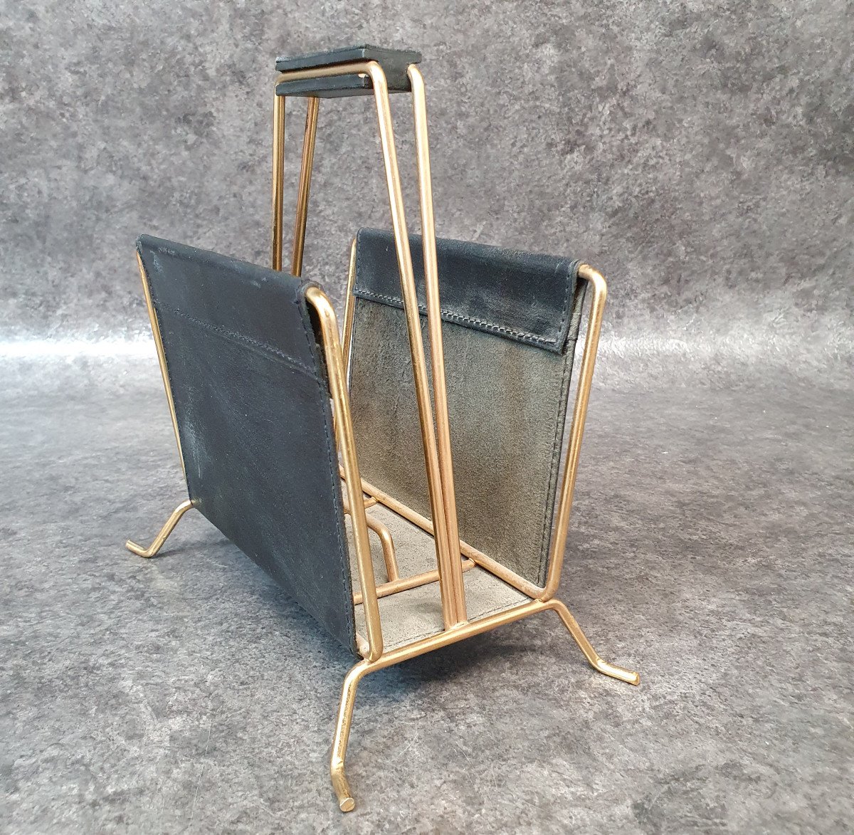 Vintage Letter Holder / Jacques Adnet Magazine? -photo-4