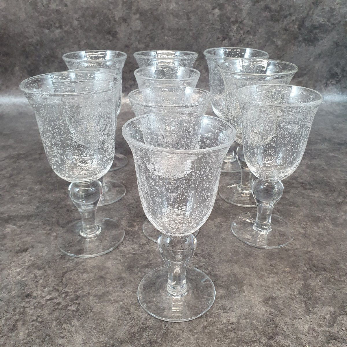 Set Of 10 Organic Glasses