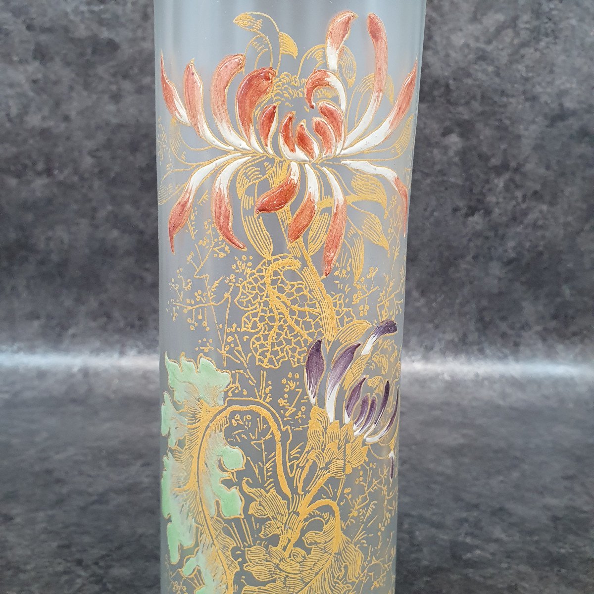 Enamelled Legras Vase -photo-4