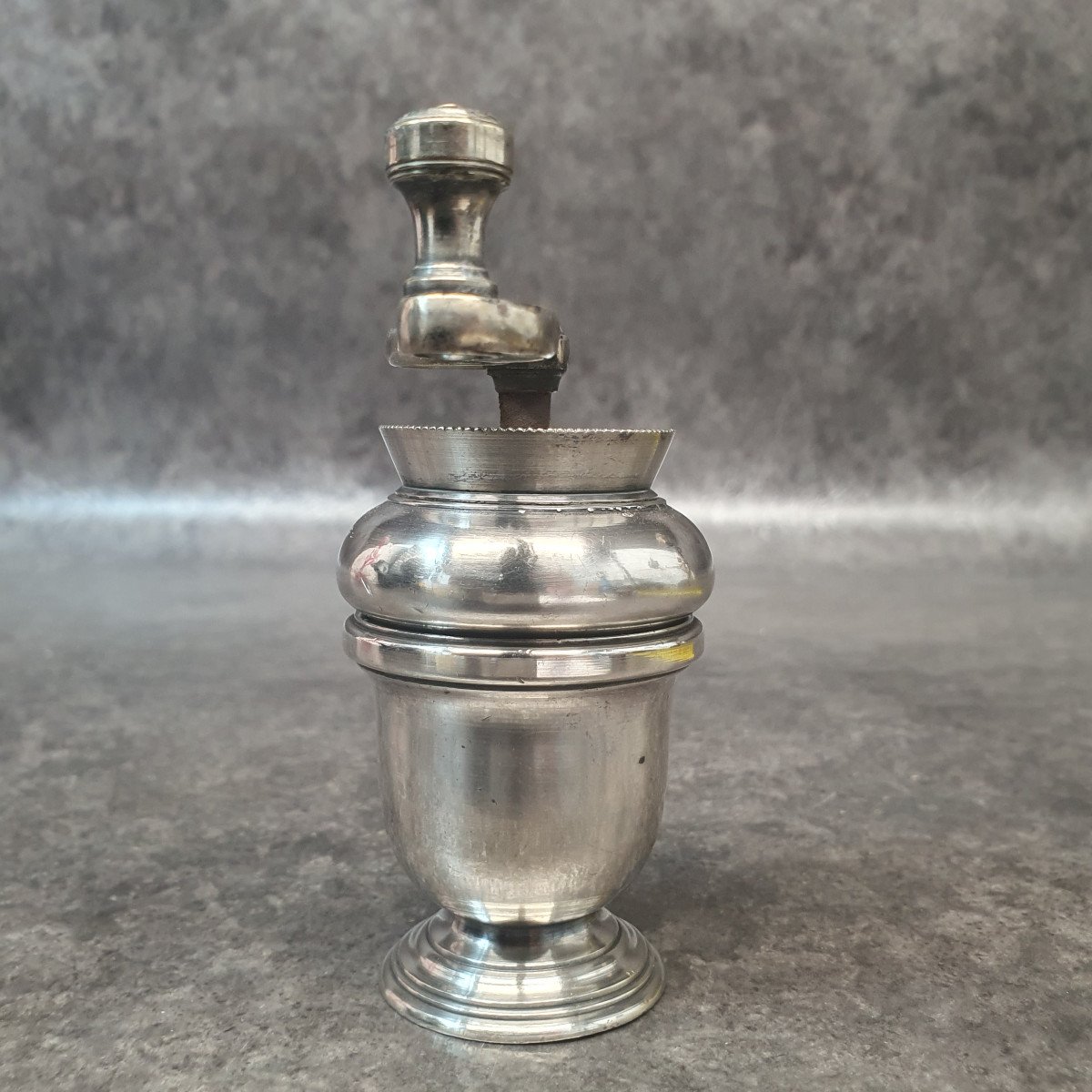 Rare Old Christofle Collectible Pepper Mill-photo-2