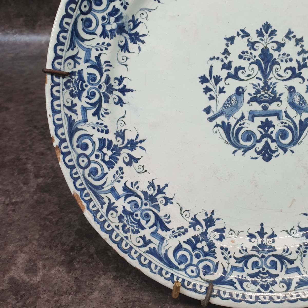 Rouen Earthenware Plate -photo-2