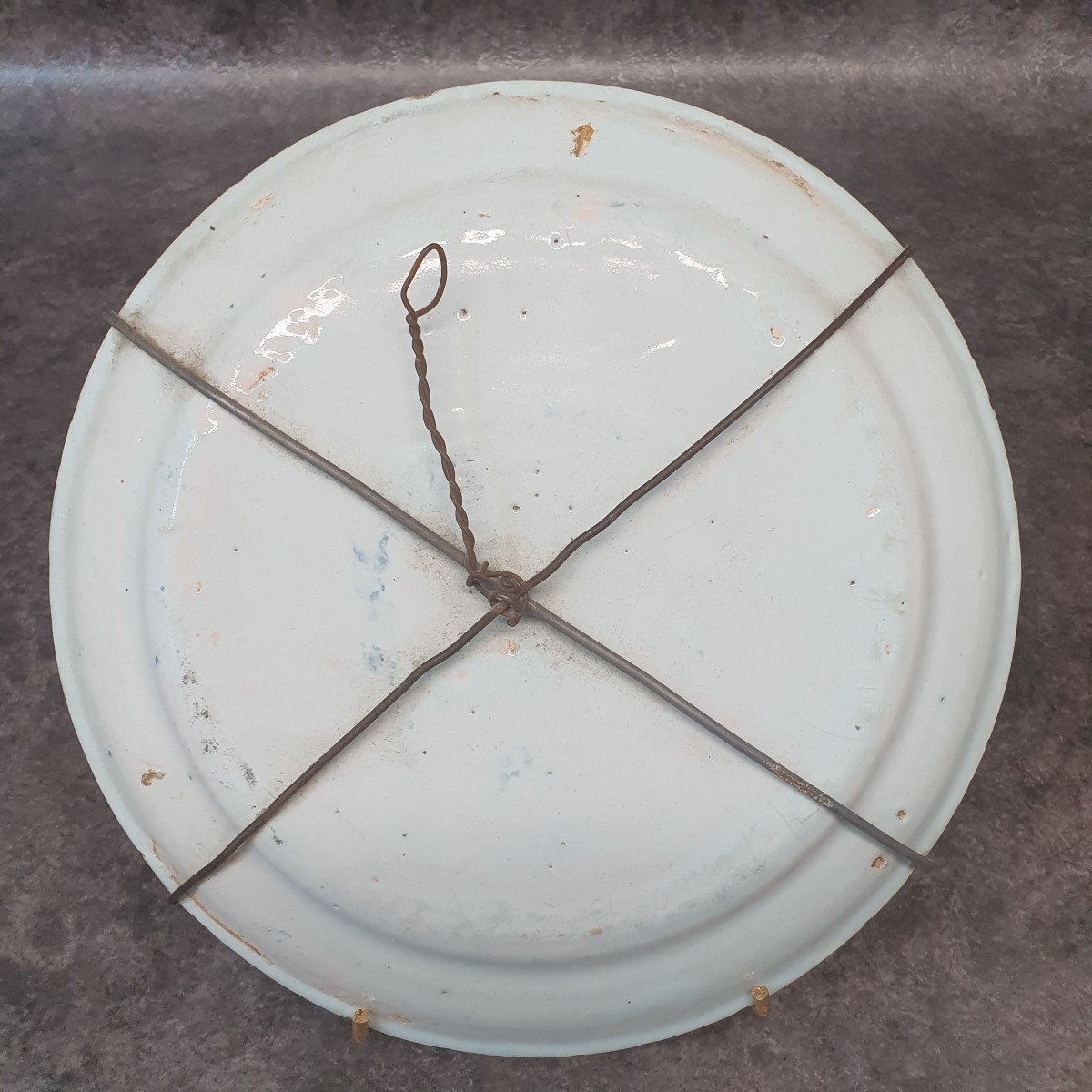 Assiette En Faience De Rouen -photo-4