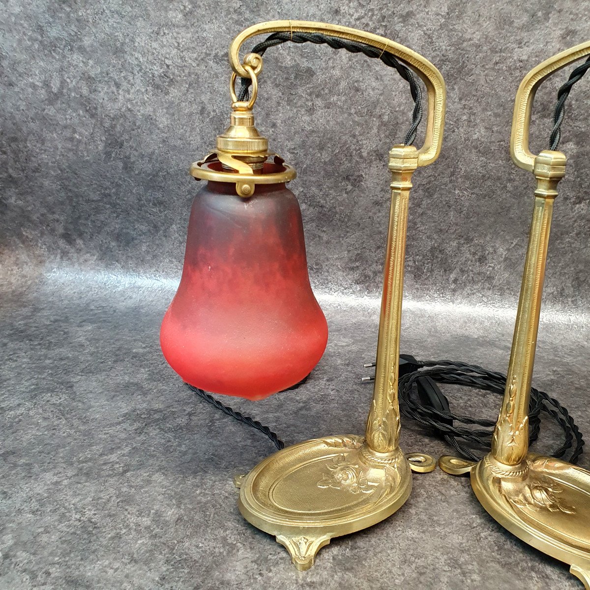 Pair Of Charles Ranc Lamps-photo-3