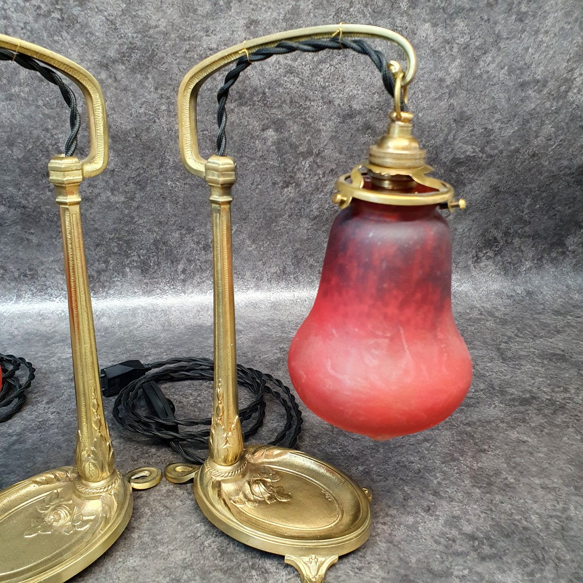 Pair Of Charles Ranc Lamps-photo-4