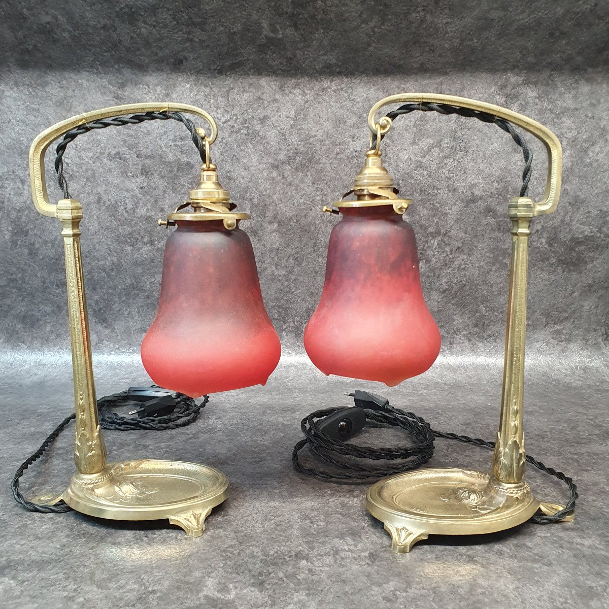 Pair Of Charles Ranc Lamps-photo-4