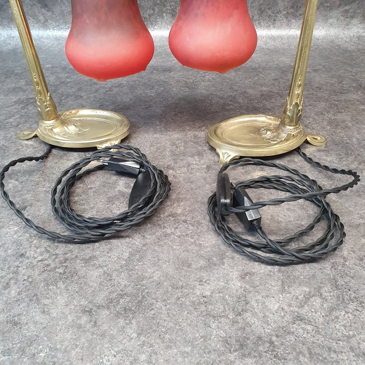 Pair Of Charles Ranc Lamps-photo-5