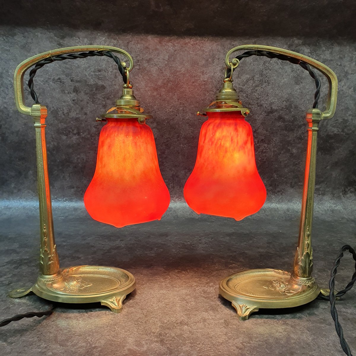 Pair Of Charles Ranc Lamps-photo-6